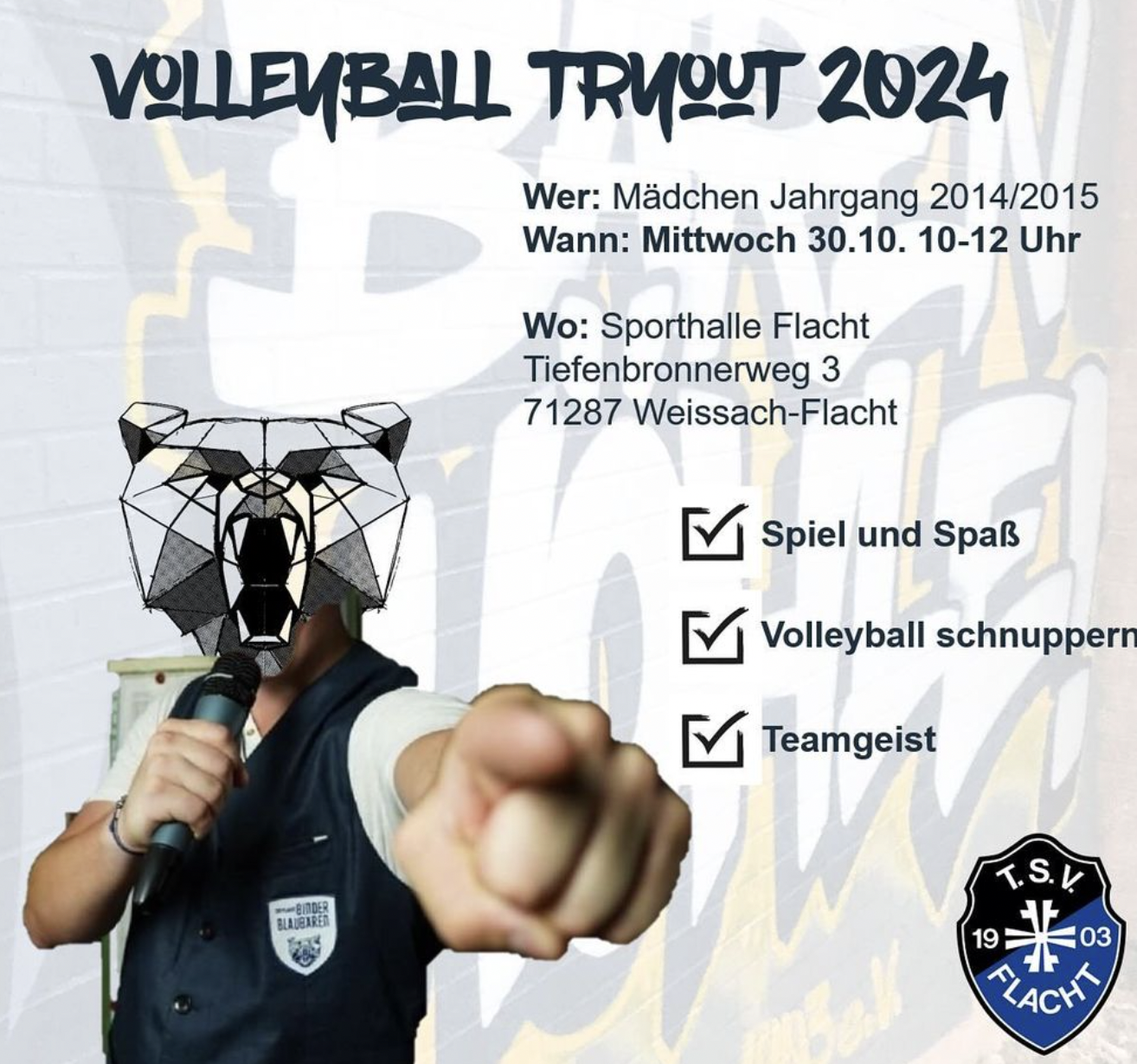 In den Herbstferien noch nichts zu tun? Du bist zwischen 8 und 10 Jahren? Du willst Volleyball ausprobieren?